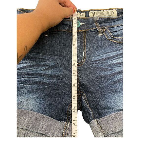 Indigo Rein Denim Shorts 11 Blue Jean Womens Medium Wash‎ 298 - Picture 8 of 8